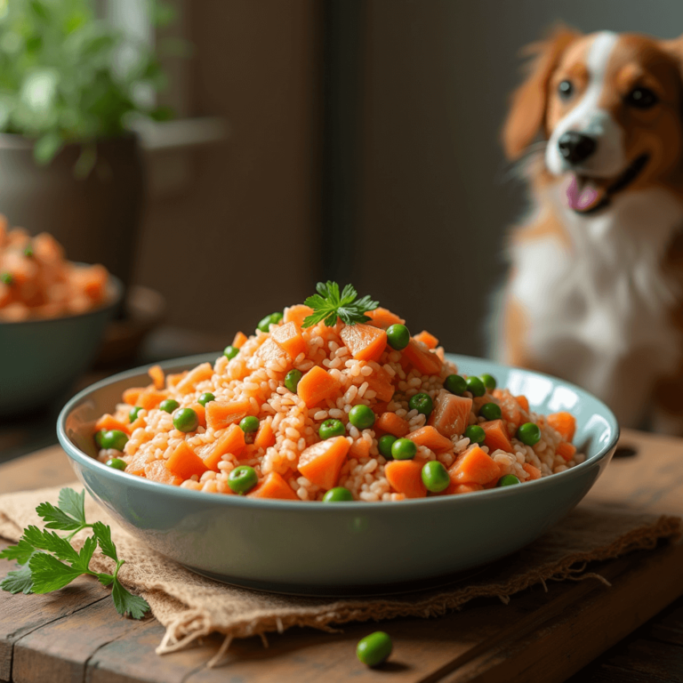 Easy Dog Food Recipe with Canned Salmon