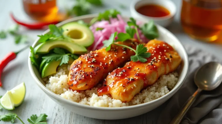 Healthy and Flavorful: Hot Honey Chicken Bowls You’ll Love