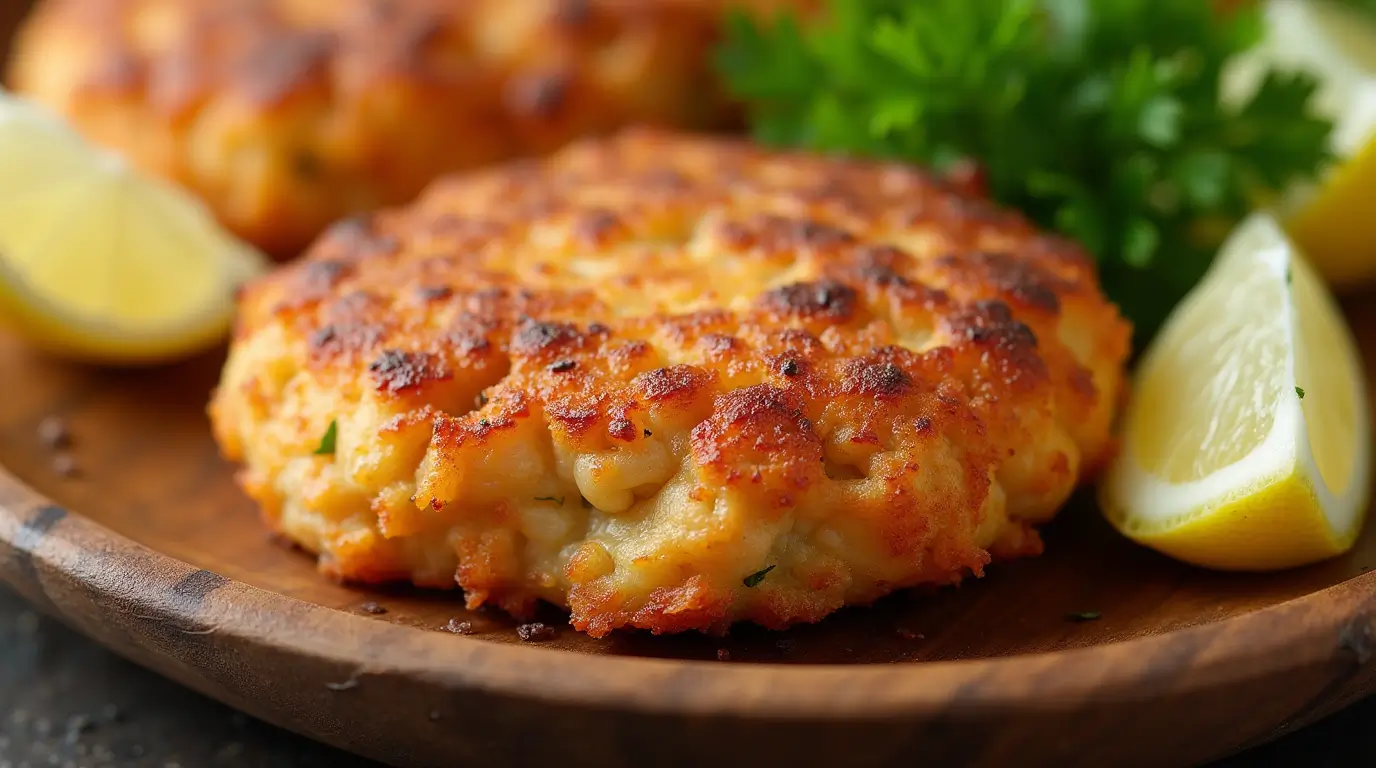 salmon patties with cornmeal